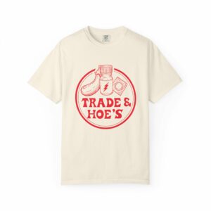 Trade & Hoe's Unisex Garment-Dyed T-shirt (Full Crest)